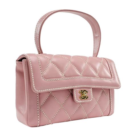 chanel pink kelly bag|Chanel kelly flap bag.